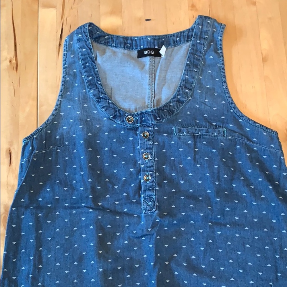 Denim colored tank top